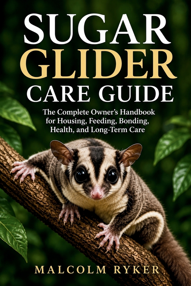 Sugar Glider Care Guide: The Complete Owner's Handbook for Housing, Feeding, Bonding, Health, and Long-Term Care cover