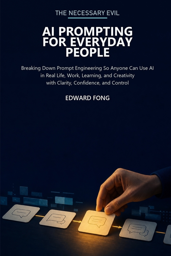 The Necessary Evil: AI Prompting for Everyday People: Breaking Down Prompt Engineering So Anyone Can Use AI in Real Life, Work, Learning, and Creativi cover