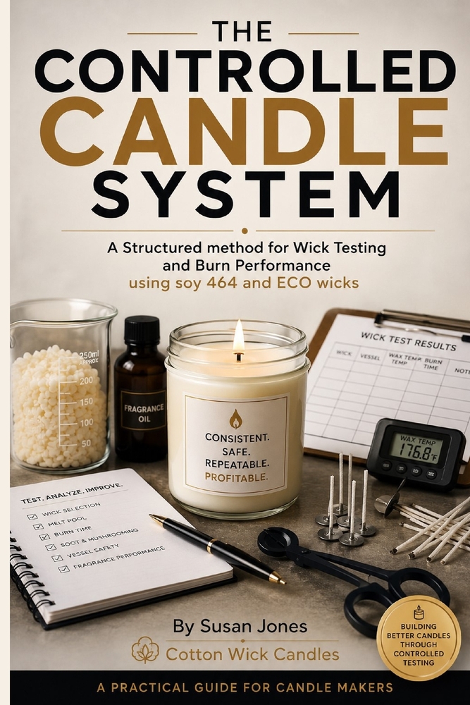 The Controlled Candle System: A Structured Method for Wick Testing and Burn Performance Using Soy 464 and Eco Wicks cover