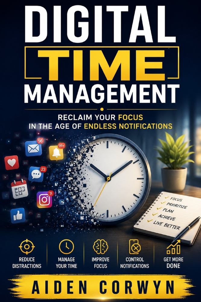 Digital Time Management: Reclaim Your Focus in the Age of Endless Notifications cover