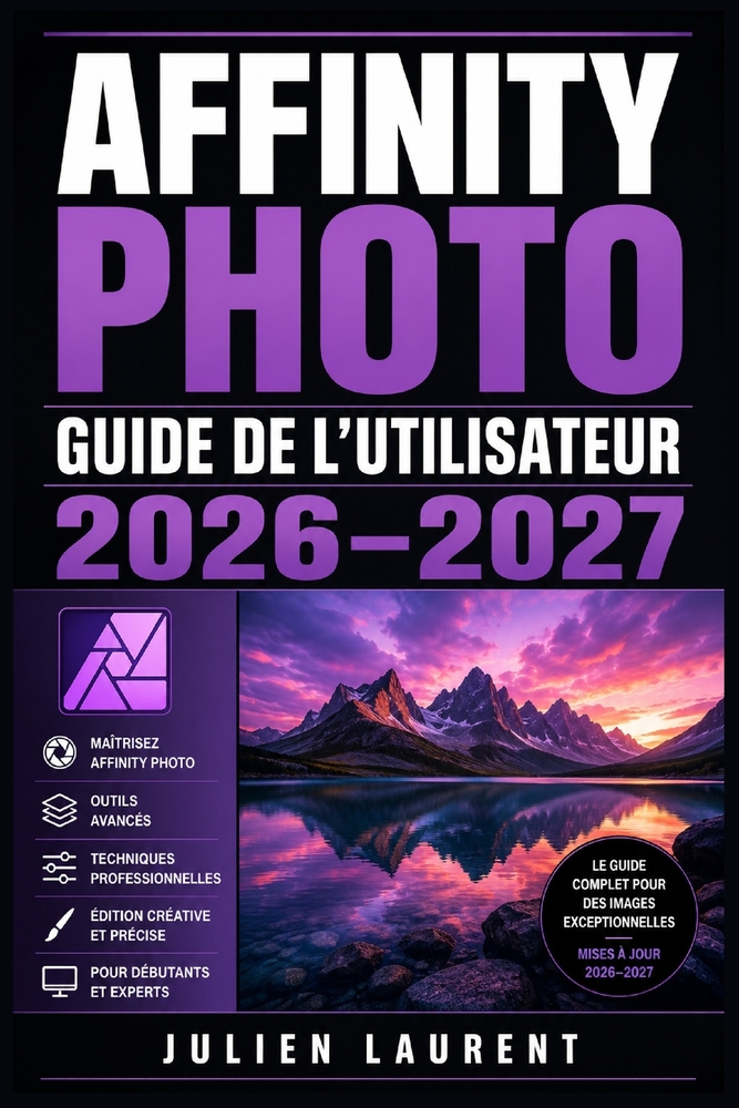 Affinity Photo Guide de l'Utilisateur 2026-2027: Maîtrisez la Retouche, la Composition et les Effets Avancés - Du Débutant au Professionnel cover