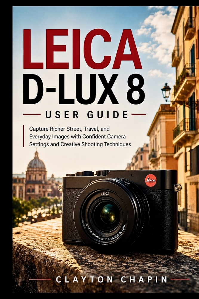 Leica D-Lux 8 User Guide: Capture Richer Street, Travel, and Everyday Images with Confident Camera Settings and Creative Shooting Techniques cover