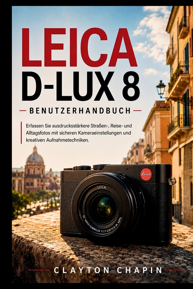Leica D-Lux 8 Benutzerhandbuch: Erfassen Sie ausdrucksstärkere Straßen-, Reise- und Alltagsfotos mit sicheren Kameraeinstellungen und kreativen Aufnah cover