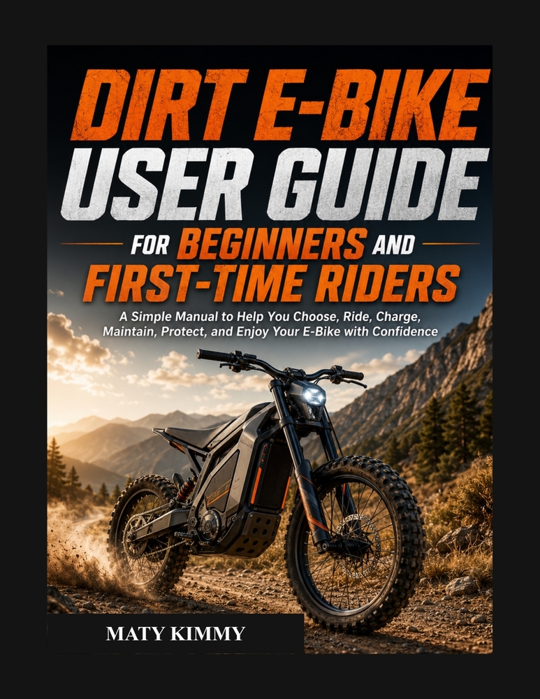 Dirt E-BIKE user guide for biginners and first-time Riders: A Simple Manual to Help You Choose, Ride, Charge, Maintain, Protect, and Enjoy Your E-Bike cover