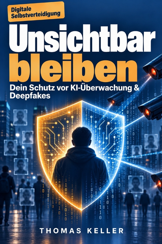 Unsichtbar bleiben: Wie du KI-Überwachung, Deepfakes und Datenkraken mit KI-Tools bekämpfst cover