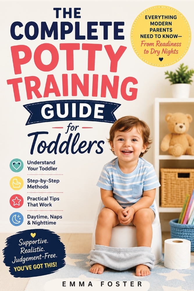 The Complete Potty Training Guide for Toddlers: Everything Modern Parents Need to Know - From Readiness Signs to Dry Nights cover