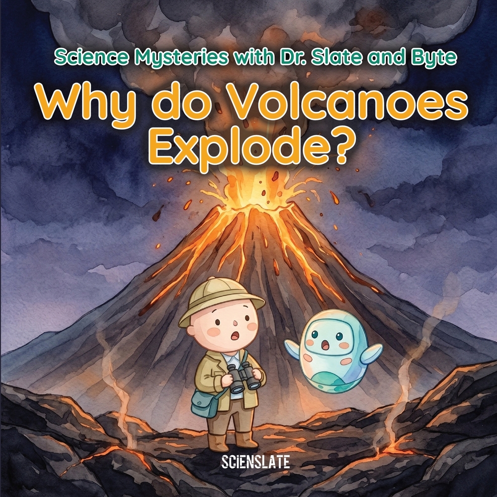 Why Do Volcanoes Explode?: An Illustrated Science Book for Curious Kids Ages 6-9. cover