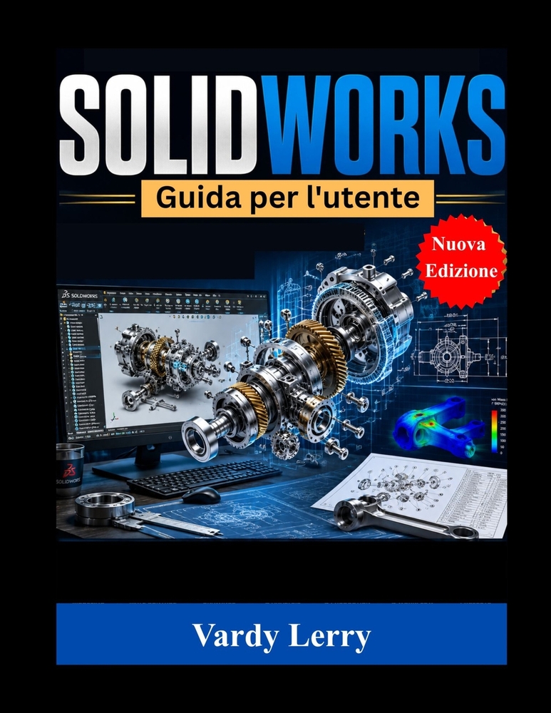 SOLIDWORKS Guida per l'utente (Nuova edizione): Una guida pratica passo passo per principianti cover
