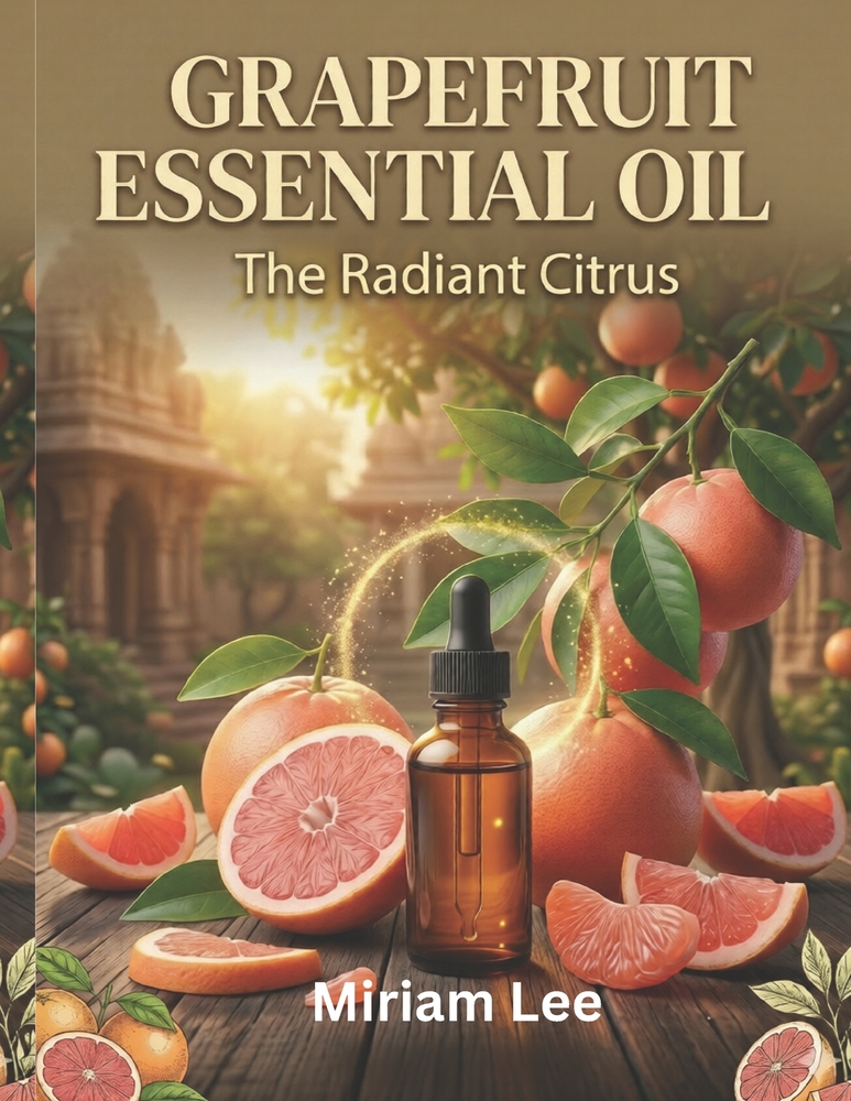 Grapefruit Essential Oil: THE RADIANT CITRUS: A Complete Guide to Benefits, Usage & Blending cover