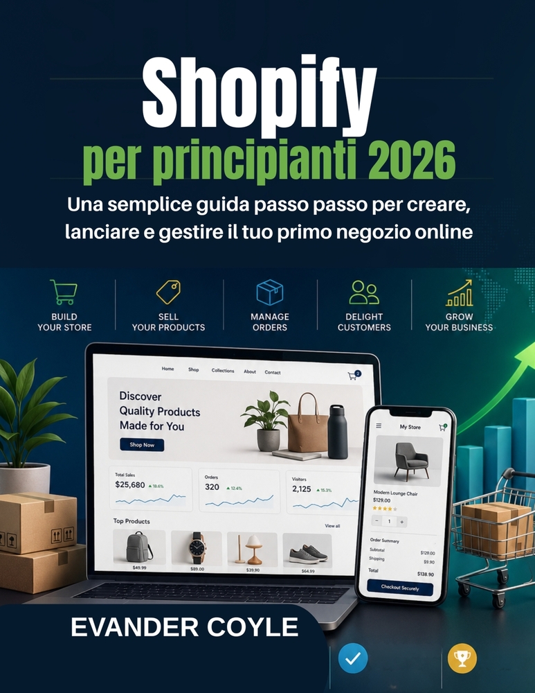 Shopify per principianti 2026 cover