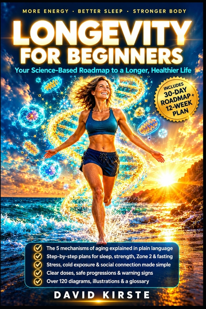Longevity for Beginners: Your 30-Day Plan for More Energy, a Stronger Immune System, and a Longer, Healthier Life - Anti-Aging, Nutrition, Exercise, a cover