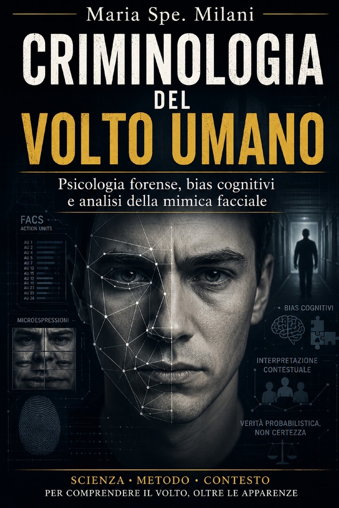 Criminologia del Volto Umano: Psicologia forense, bias cognitivi e analisi della mimica facciale cover