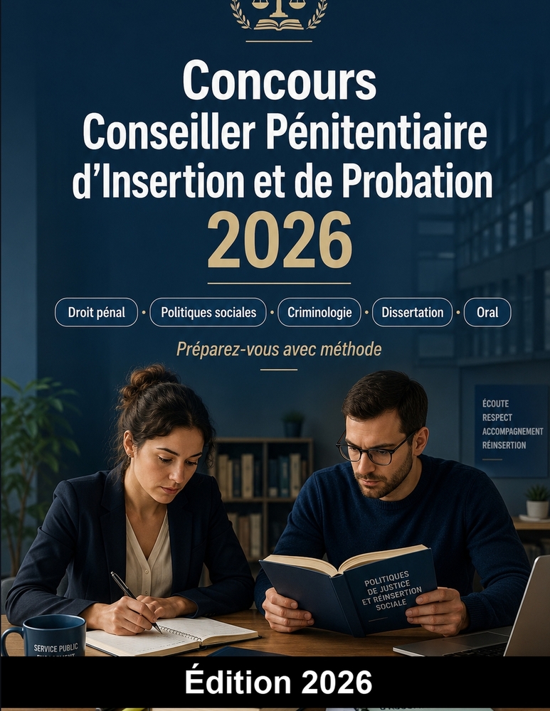 Concours Conseiller Pénitentiaire d'Insertion et de Probation 2026: CPIP Justice: préparation au concours, droit pénal, politiques sociales, criminolo cover