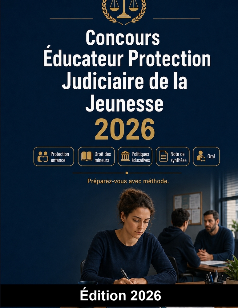 Concours Éducateur Protection Judiciaire de la Jeunesse 2026: PJJ: préparation au concours, protection de l'enfance, droit des mineurs, politiques édu cover