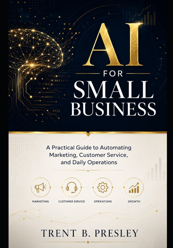 AI for Small Business: A Practical Guide to Automating Marketing, Customer Service, and Daily Operations cover