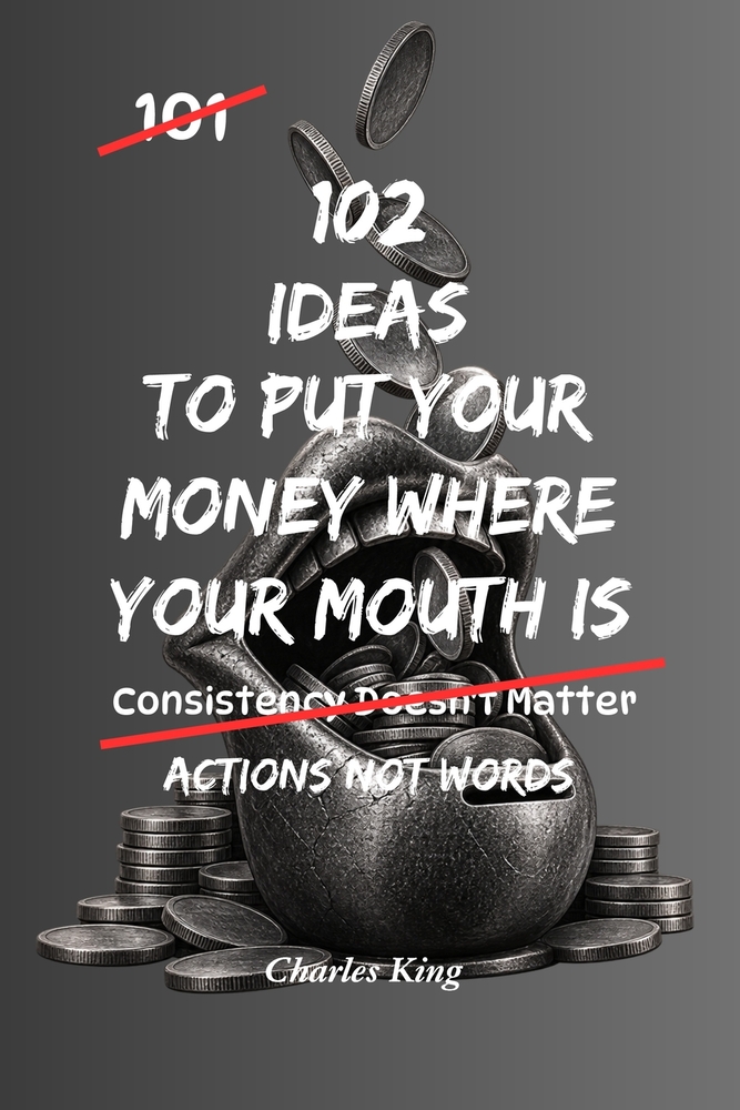 102 Ideas To Put Your Money Where Your Mouth Is: No Empty Promises. No Excuses. Simple Everyday Ideas To Follow Through On Your Commitments, Turn Inte cover