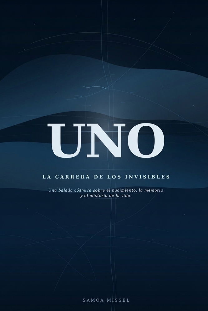 UNO la carrera del los invisibles: Una balada cósmica sobre el nacimiento, la memoria y el misterio de la vida. cover