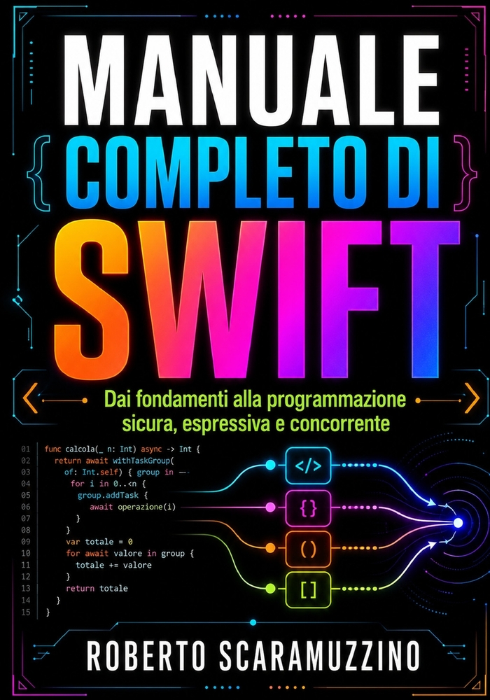 Manuale completo di SWIFT: Dai fondamenti alla programmazione sicura, espressiva e concorrente cover