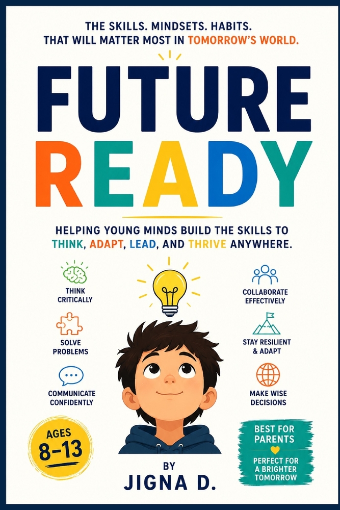 Future Ready: The Skills, Mindsets, and Habits That Will Matter Most in Tomorrow's World For Young Readers Ages 8 to 13 With Real Science, Global Stor cover