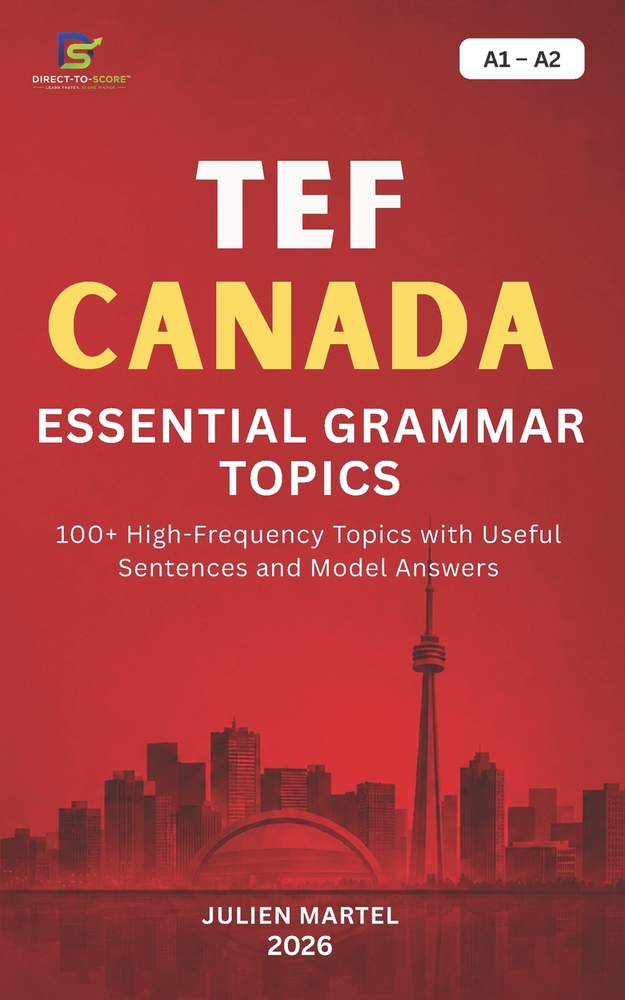 Tef Canada - Essential Grammar A1-A2: Master the essential grammar rules you need for TEF Canada success. cover