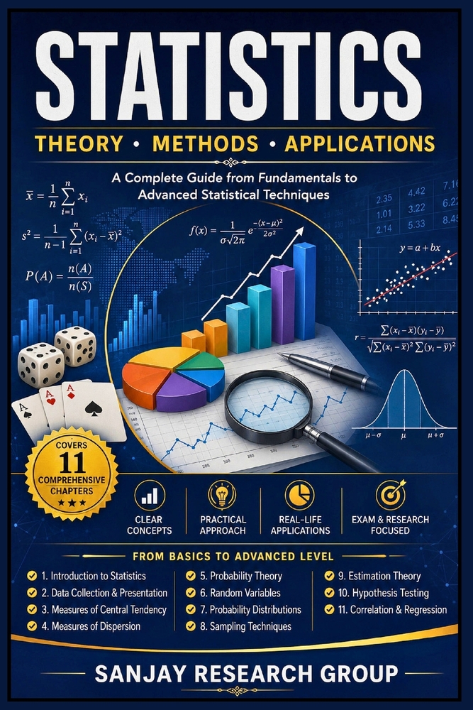 Statistics: A Complete Guide from Fundamentals to Advance Statistical Techniques cover