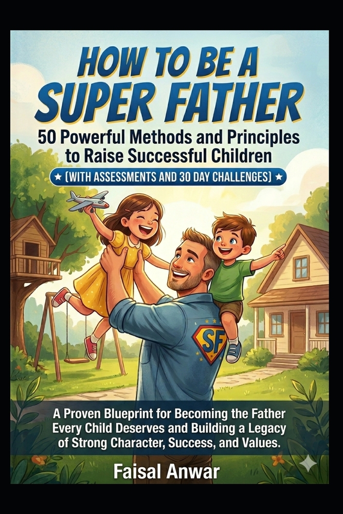 How To Be A Super Father: 50 Powerful Methods and Principles to Raise Successful Children (With Assessments and 30 Day Challenges): A Proven Blueprint cover