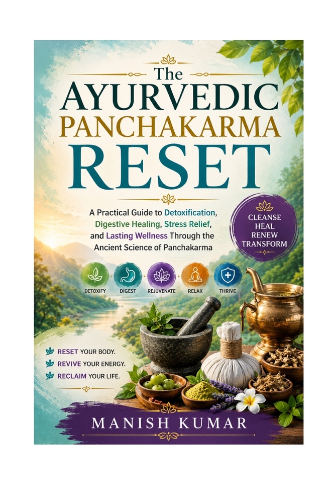 The Ayurvedic Panchakarma Reset: A Practical Guide to Detoxification, Digestive Healing, Stress Relief, and Lasting Wellness Through the Ancient Scien cover