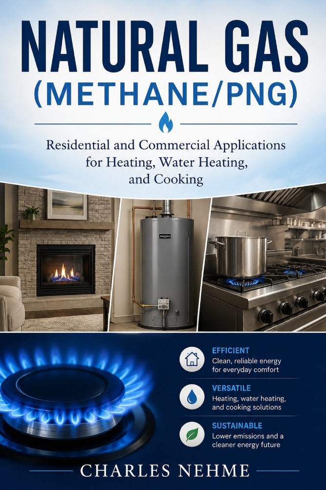 Natural Gas (Methane/PNG): Residential and Commercial Applications for Heating, Water Heating, and Cooking cover