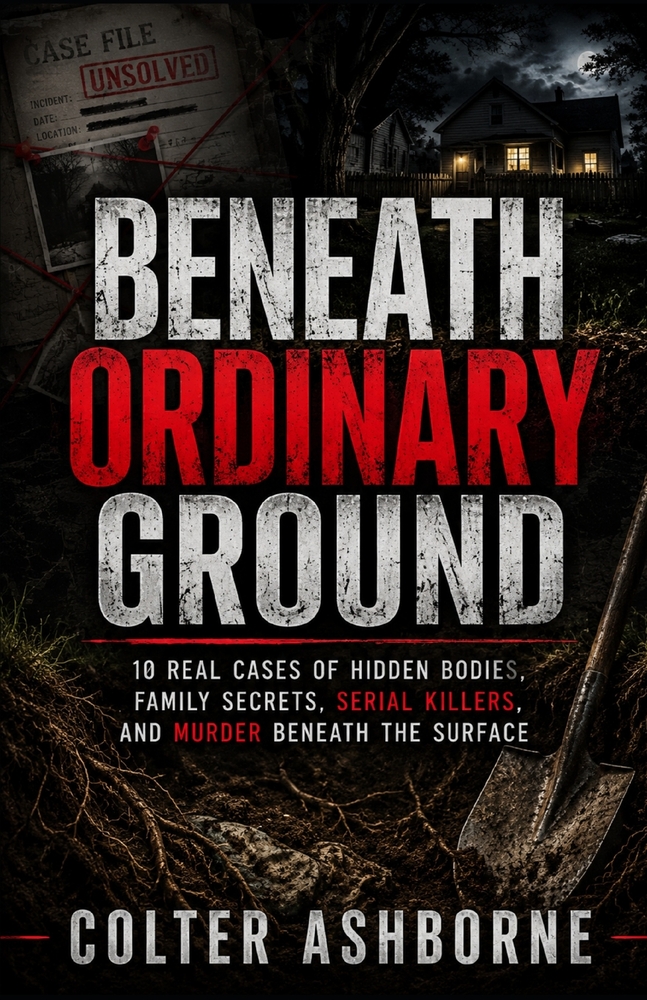 Beneath Ordinary Ground: 10 Real Cases of Hidden Bodies, Family Secrets, Serial Killers, and Murder Beneath the Surface cover