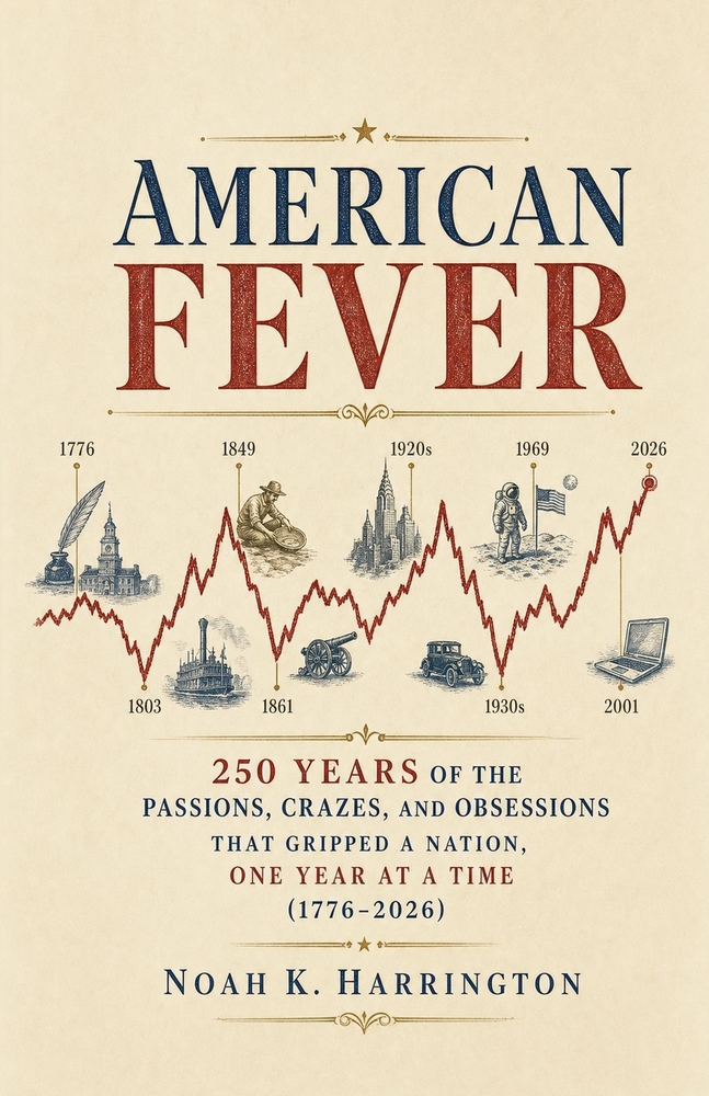 American Fever: 250 Years of the Passions, Crazes, and Obsessions That Gripped a Nation, One Year at a Time (1776-2026) cover