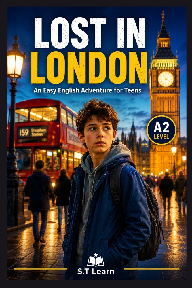 Lost in London: Learn English with an Exciting Story Improve Vocabulary, Reading Comprehension, and Confidence for Ages 9 to 14 Perfect for ESL and EL cover