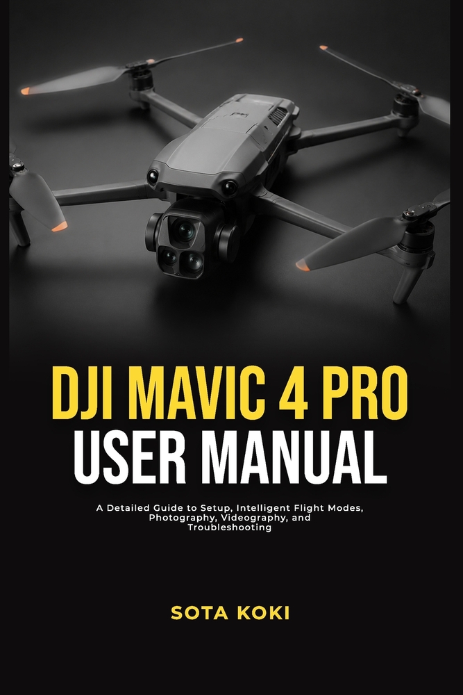 Dji Mavic 4 Pro 2026 User Manual: A Detailed Guide to Setup, Intelligent Flight Modes, Photography, Videography, and Troubleshooting cover
