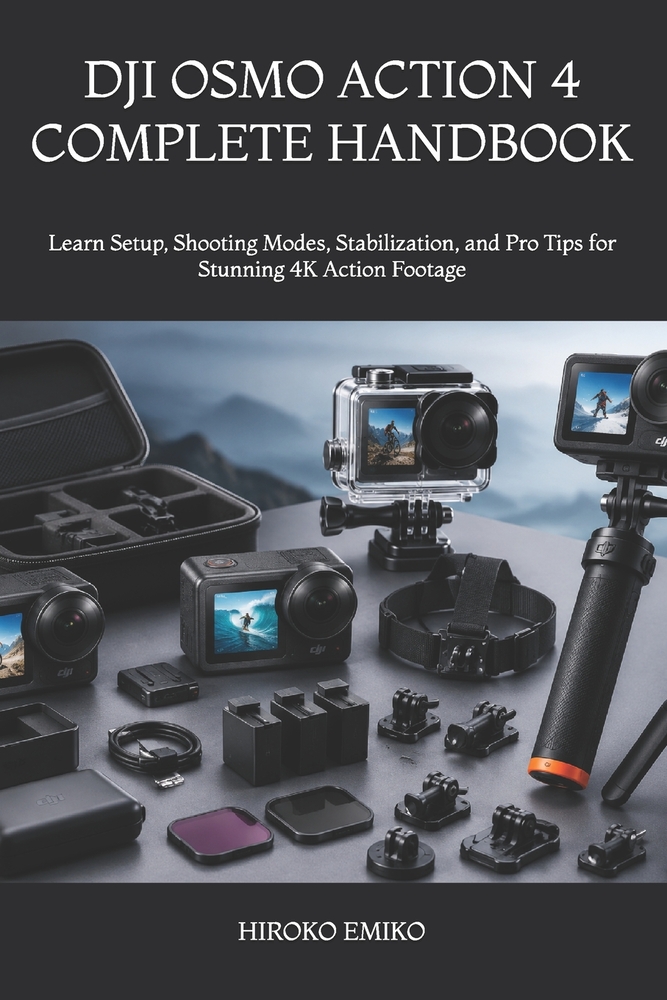 Dji Osmo Action 4 Complete Handbook: Learn Setup, Shooting Modes, Stabilization, and Pro Tips for Stunning 4K Action Footage cover
