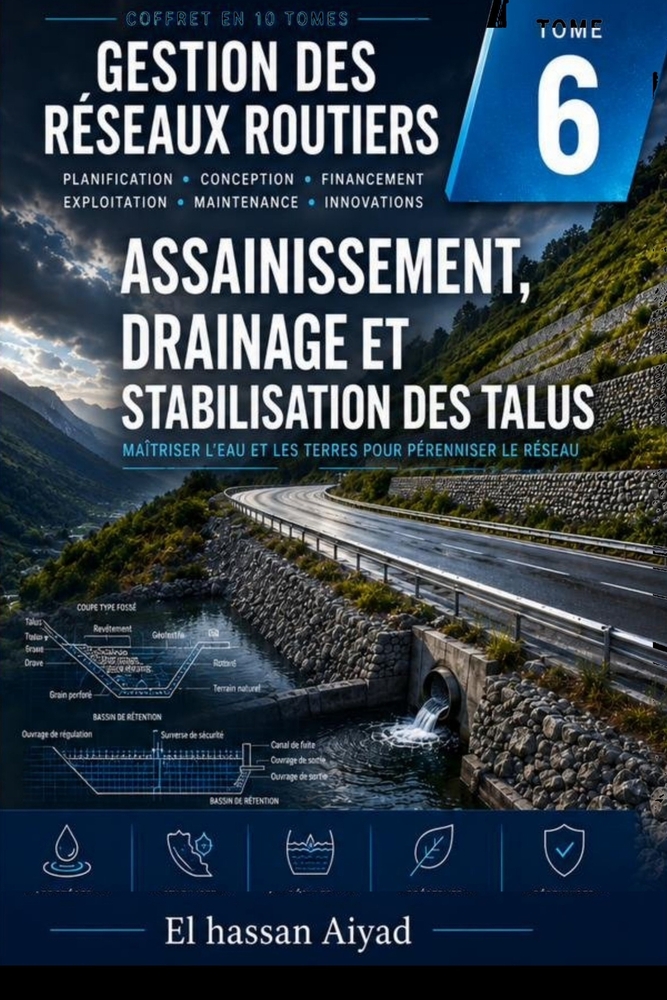 Assainissement, Drainage et Stabilisation des Talus: Hydrologie routière, ouvrages hydrauliques et protection des infrastructures contre l'eau et les cover