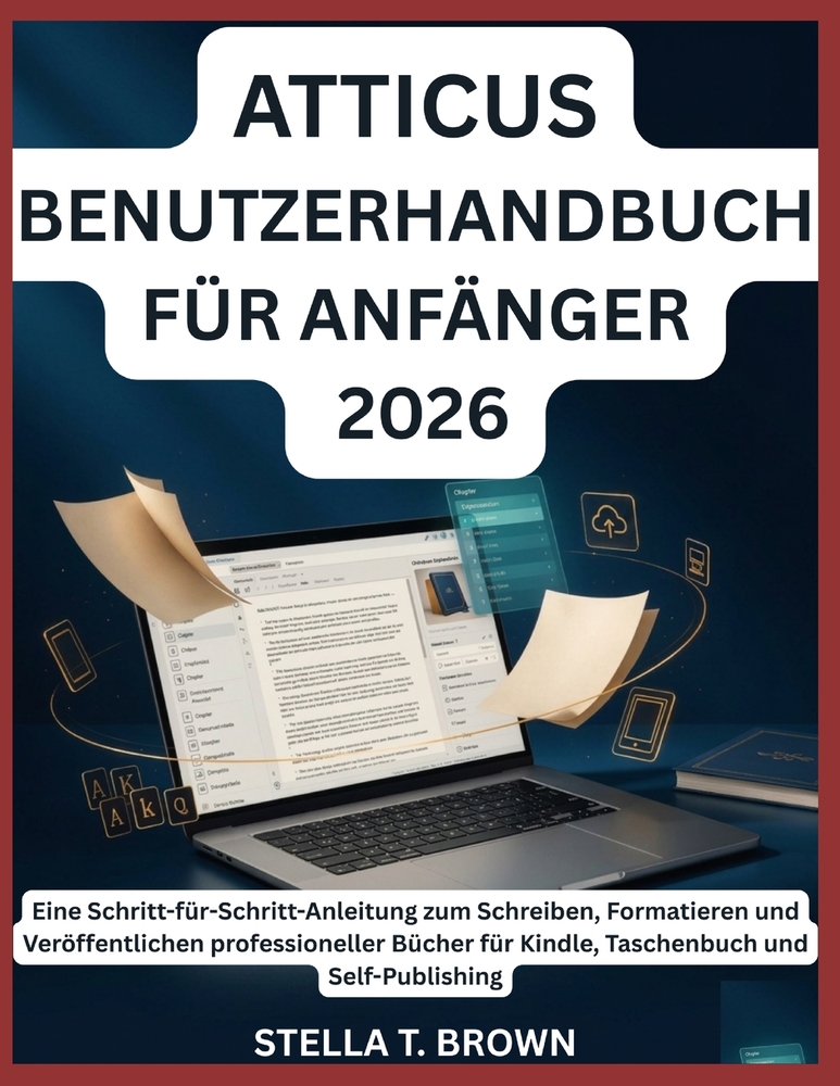 Atticus Benutzerhandbuch Für Anfänger 2026: Eine Schritt-für-Schritt-Anleitung zum Schreiben, Formatieren und Veröffentlichen professioneller Bücher f cover