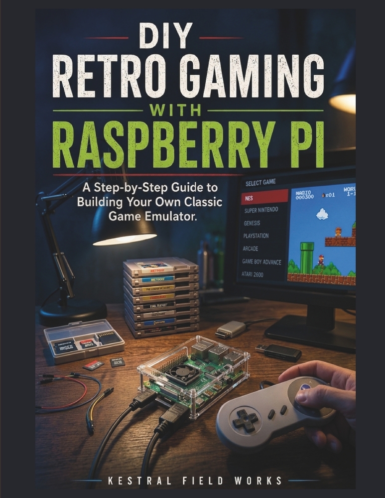 DIY Retro Gaming with Raspberry Pi: A Step-by-Step Guide to Building Your Own Classic Game Emulator cover