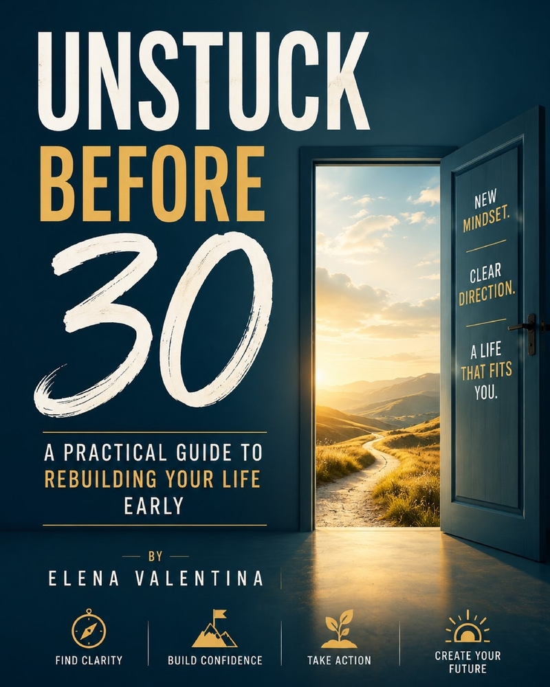 Unstuck Before 30: A Practical Guide to Rebuilding Your Life Early cover