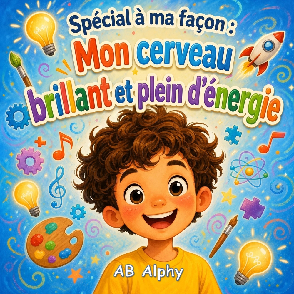Spécial à ma façon: Mon cerveau brillant et plein d'énergie: Une histoire touchante pour enfants sur le TDAH, la confiance en soi, l'amitié et l'inclu cover