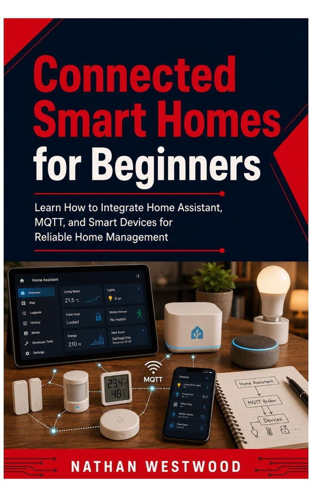 Connected Smart Homes for Beginners: Learn How to Integrate Home Assistant, MQTT, and Smart Devices for Reliable Home Management cover