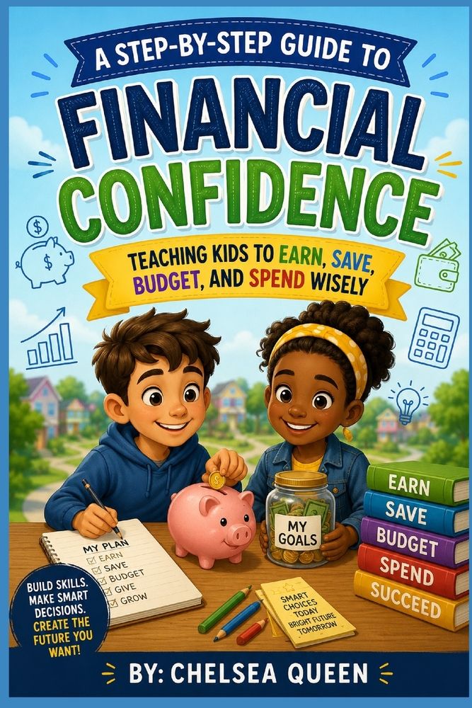 A Step-by-Step Guide to Financial Confidence: Teaching Kids to Earn, Save, Budget, and Spend Wisely cover