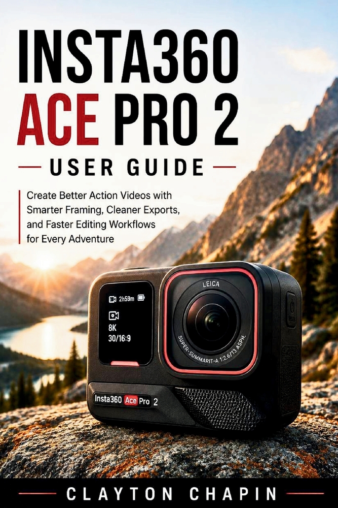 Insta360 Ace Pro 2 User Guide: Create Better Action Videos with Smarter Framing, Cleaner Exports, and Faster Editing Workflows for Every Adventure cover