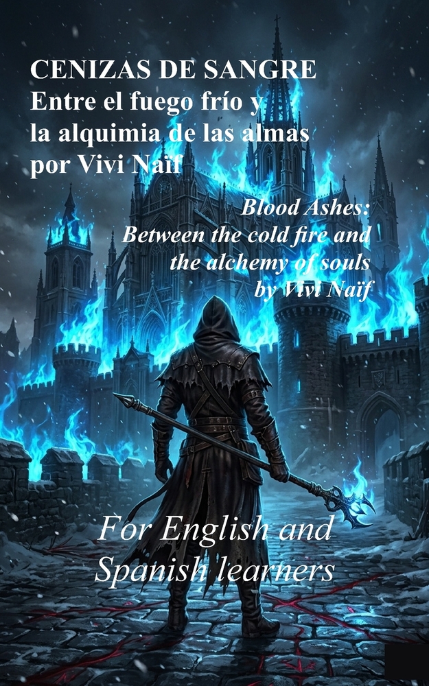 CENIZAS DE SANGRE/Blood Ashes: Entre el fuego frío y la alquimia de las almas/Between the cold fire and the alchemy of souls cover
