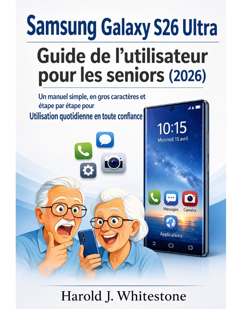 Samsung Galaxy S26 Ultra Guide de l'utilisateur pour les seniors (2026): Un manuel simple, en gros caractères et étape par étape pour Utilisation quot cover