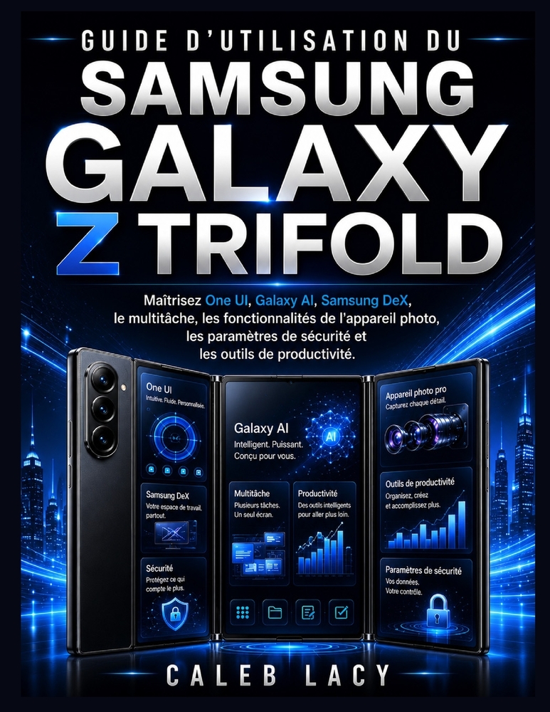 Guide d'utilisation du Samsung Galaxy Z Trifold: Maîtrisez One UI, Galaxy AI, Samsung DeX, le multitâche, les fonctionnalités de l'appareil photo, les cover