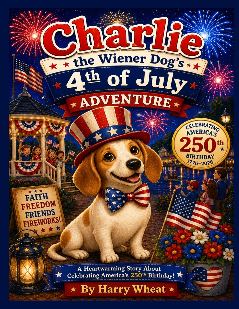 Charlie the Wiener Dog 4th of July Adventure: Celebrating America's 250th Birthday cover