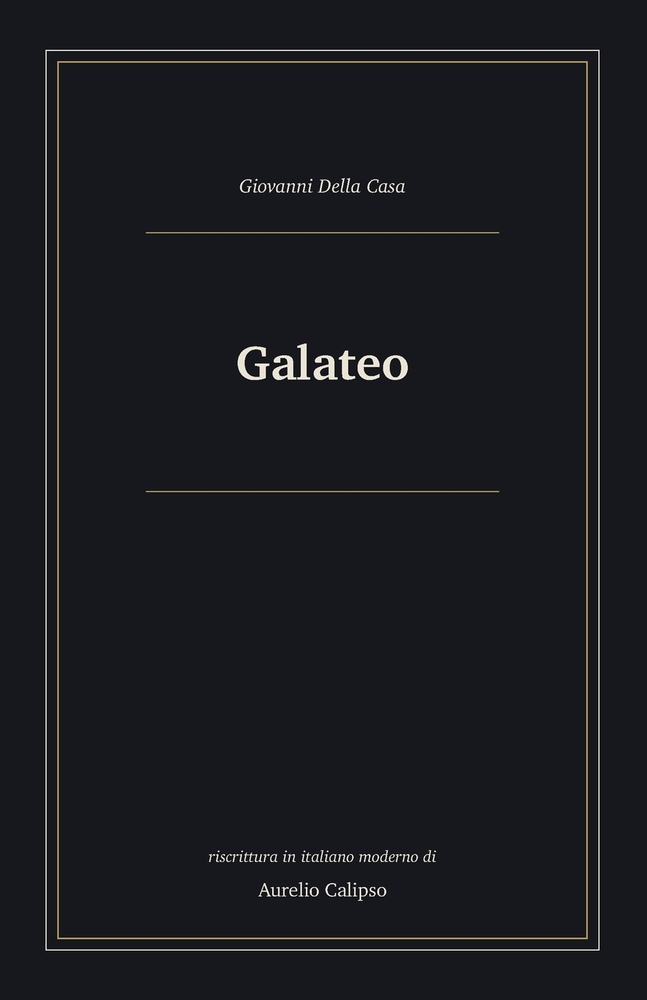 Galateo: Riscrittura in italiano moderno cover