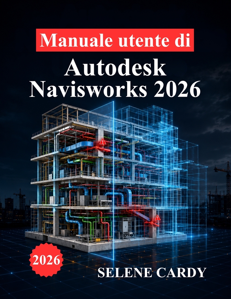 Manuale utente di Autodesk Navisworks 2026: Un manuale completo per il coordinamento BIM, il rilevamento delle interferenze, la simulazione 4D e l'ott cover