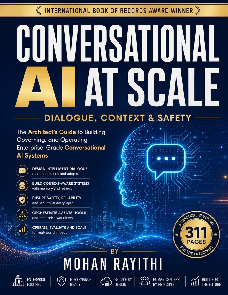 Conversational AI at Scale: Dialogue, Context & Safety cover