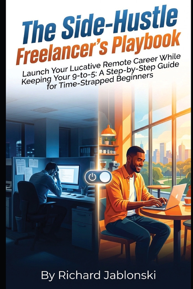 The Side-Hustle Freelancer's Playbook: Launch Your Lucrative Remote Career While Keeping Your 9-to-5: A Step-by-Step Guide for Time-Strapped Beginners cover