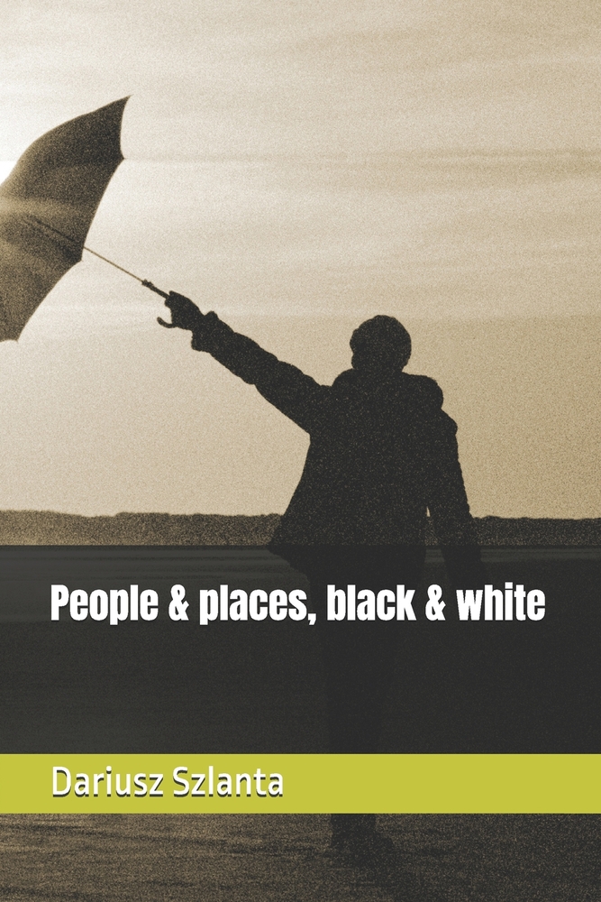 People & places, black & white cover